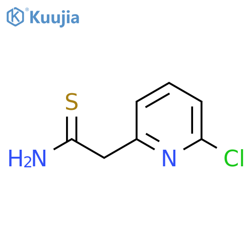 2-(6-chloropyridin-2-yl)ethanethioamide structure