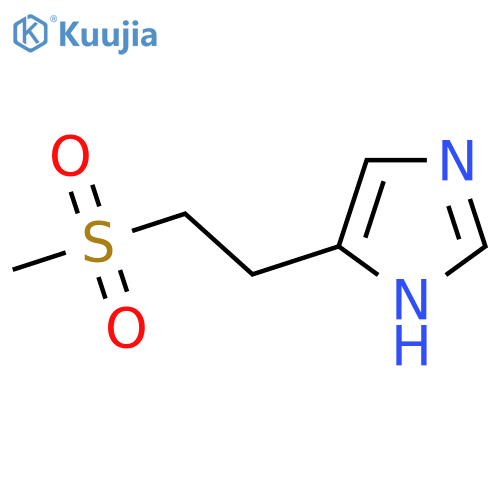 4-(2-methanesulfonylethyl)-1H-imidazole structure