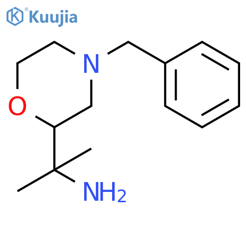 2-(4-Benzylmorpholin-2-yl)propan-2-amine structure