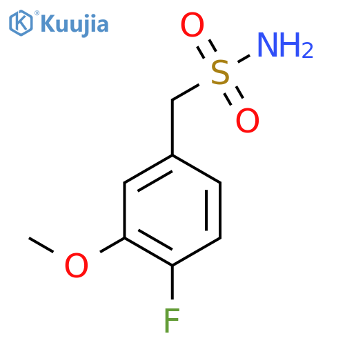 (4-fluoro-3-methoxyphenyl)methanesulfonamide structure