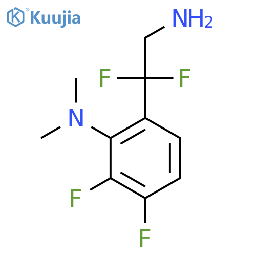6-(2-amino-1,1-difluoroethyl)-2,3-difluoro-N,N-dimethylaniline structure