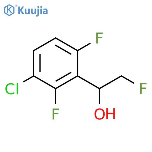 1-(3-chloro-2,6-difluorophenyl)-2-fluoroethan-1-ol structure