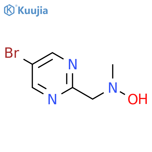 N-(5-bromopyrimidin-2-yl)methyl-N-methylhydroxylamine structure
