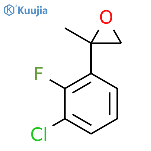 2-(3-chloro-2-fluorophenyl)-2-methyloxirane structure