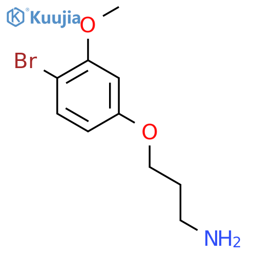 3-(4-bromo-3-methoxyphenoxy)propan-1-amine structure