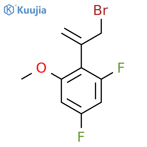 2-(3-bromoprop-1-en-2-yl)-1,5-difluoro-3-methoxybenzene structure