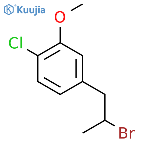 4-(2-bromopropyl)-1-chloro-2-methoxybenzene structure