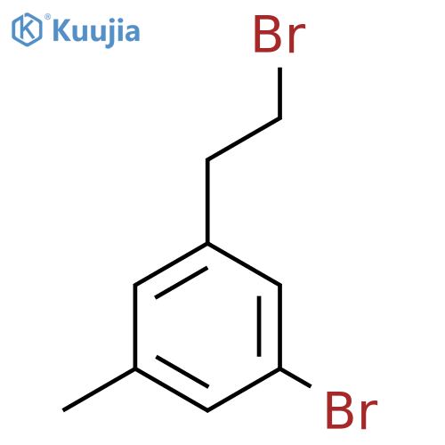 1-bromo-3-(2-bromoethyl)-5-methylbenzene structure