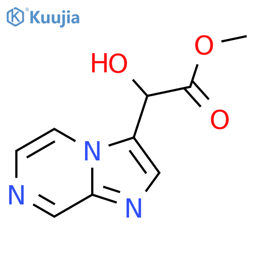 methyl 2-hydroxy-2-{imidazo1,2-apyrazin-3-yl}acetate structure