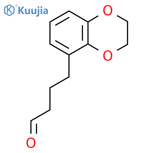 4-(2,3-Dihydro-1,4-benzodioxin-5-yl)butanal structure