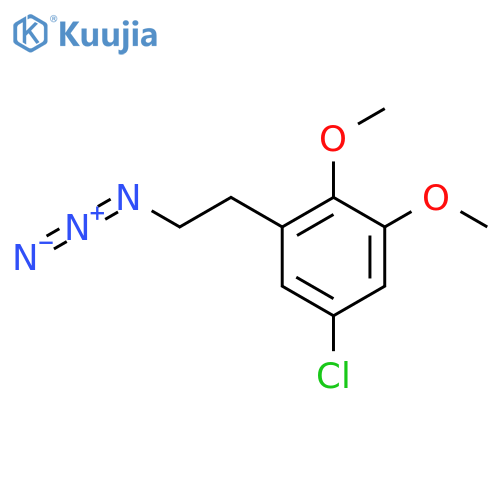 1-(2-azidoethyl)-5-chloro-2,3-dimethoxybenzene structure