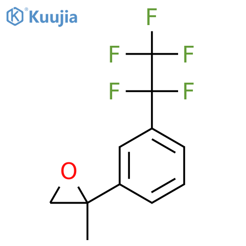 2-methyl-2-3-(pentafluoroethyl)phenyloxirane structure