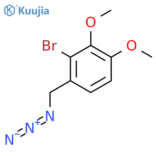 1-(azidomethyl)-2-bromo-3,4-dimethoxybenzene structure