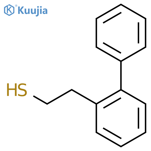2-(2-phenylphenyl)ethane-1-thiol structure
