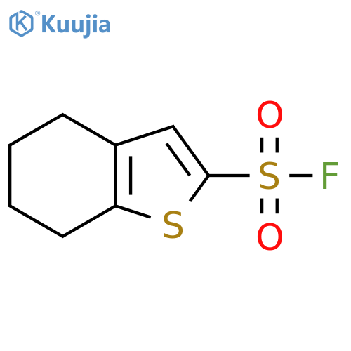 4,5,6,7-tetrahydro-1-benzothiophene-2-sulfonyl fluoride structure