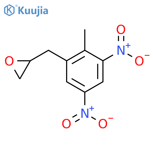 2-(2-methyl-3,5-dinitrophenyl)methyloxirane structure