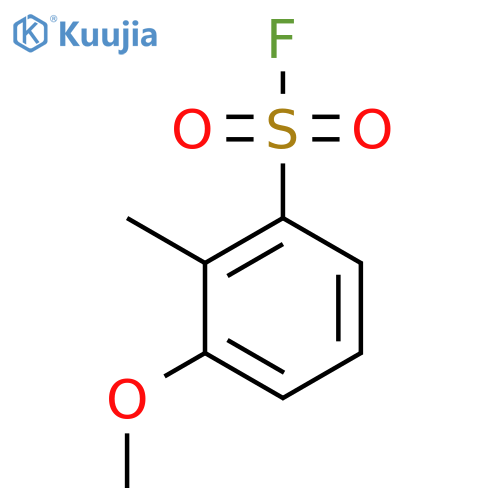 3-methoxy-2-methylbenzene-1-sulfonyl fluoride structure