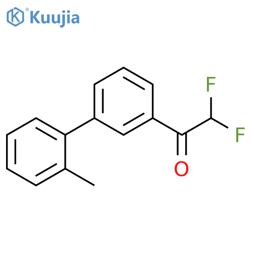 2,2-difluoro-1-3-(2-methylphenyl)phenylethan-1-one structure