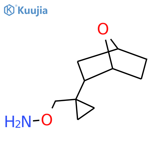O-(1-{7-oxabicyclo2.2.1heptan-2-yl}cyclopropyl)methylhydroxylamine structure