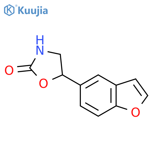 5-(1-benzofuran-5-yl)-1,3-oxazolidin-2-one structure