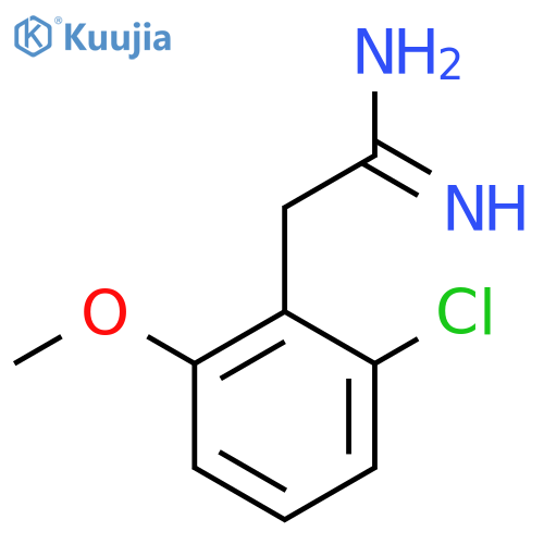 2-(2-chloro-6-methoxyphenyl)ethanimidamide structure