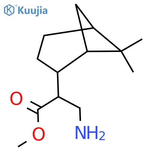 methyl 3-amino-2-{6,6-dimethylbicyclo3.1.1heptan-2-yl}propanoate structure