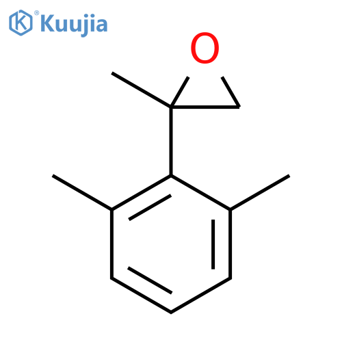 2-(2,6-dimethylphenyl)-2-methyloxirane structure