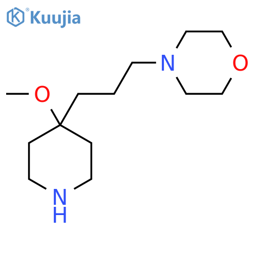 4-3-(4-methoxypiperidin-4-yl)propylmorpholine structure
