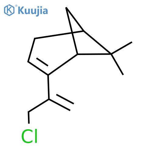 2-(3-chloroprop-1-en-2-yl)-6,6-dimethylbicyclo3.1.1hept-2-ene structure