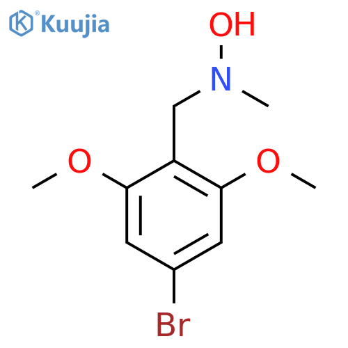 N-(4-bromo-2,6-dimethoxyphenyl)methyl-N-methylhydroxylamine structure