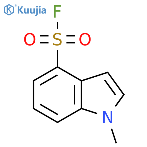 1-methyl-1H-indole-4-sulfonyl fluoride structure