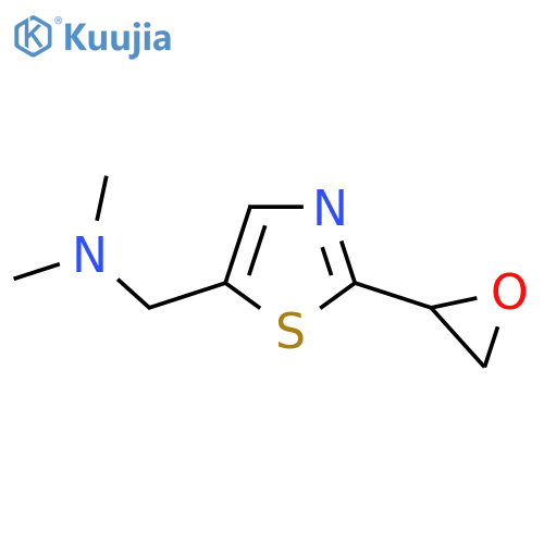 dimethyl({2-(oxiran-2-yl)-1,3-thiazol-5-ylmethyl})amine structure