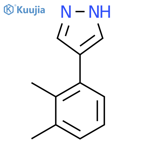 4-(2,3-dimethylphenyl)-1H-pyrazole structure