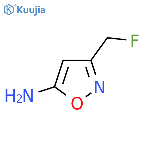 3-(fluoromethyl)-1,2-oxazol-5-amine structure