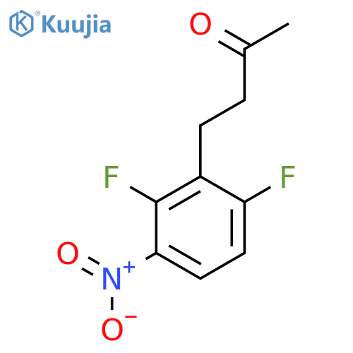4-(2,6-Difluoro-3-nitrophenyl)butan-2-one structure