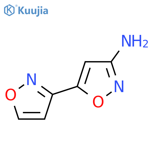 5-(1,2-oxazol-3-yl)-1,2-oxazol-3-amine structure