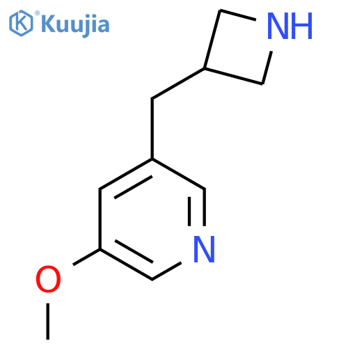 3-(azetidin-3-yl)methyl-5-methoxypyridine structure