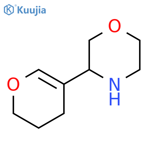 3-(3,4-dihydro-2H-pyran-5-yl)morpholine structure