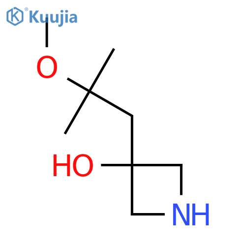 3-(2-methoxy-2-methylpropyl)azetidin-3-ol structure