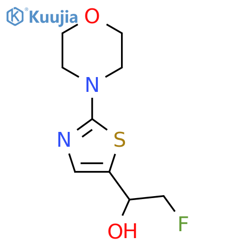2-fluoro-1-2-(morpholin-4-yl)-1,3-thiazol-5-ylethan-1-ol structure