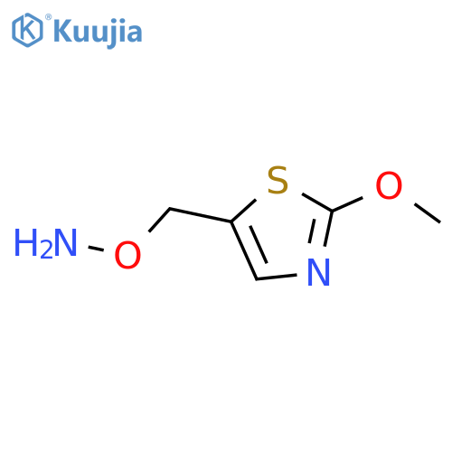 O-(2-methoxy-1,3-thiazol-5-yl)methylhydroxylamine structure