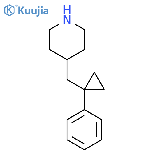 4-(1-phenylcyclopropyl)methylpiperidine structure
