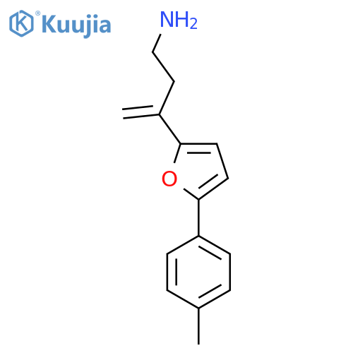 3-5-(4-methylphenyl)furan-2-ylbut-3-en-1-amine structure