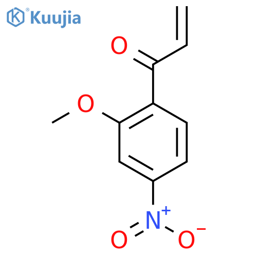 1-(2-methoxy-4-nitrophenyl)prop-2-en-1-one structure