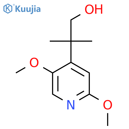2-(2,5-Dimethoxypyridin-4-yl)-2-methylpropan-1-ol structure