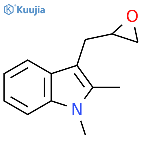 1,2-dimethyl-3-(oxiran-2-yl)methyl-1H-indole structure