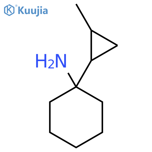 1-(2-methylcyclopropyl)cyclohexan-1-amine structure