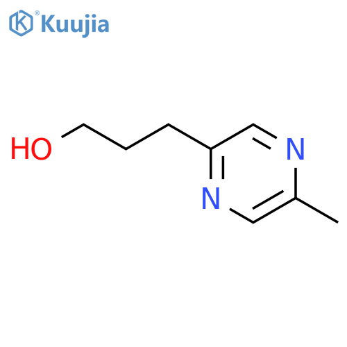3-(5-methylpyrazin-2-yl)propan-1-ol structure