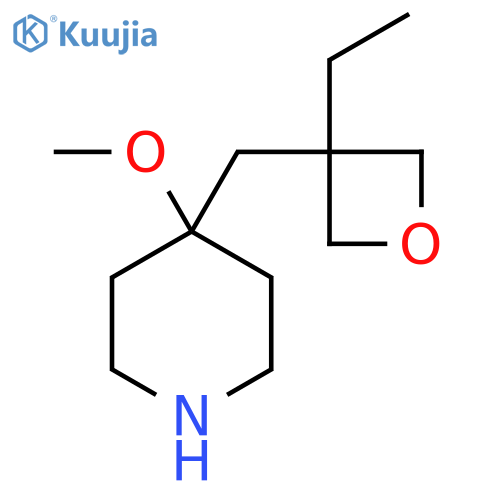 4-(3-ethyloxetan-3-yl)methyl-4-methoxypiperidine structure
