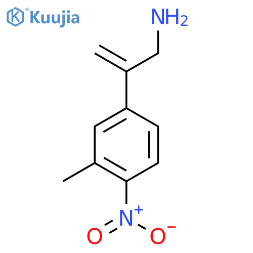 2-(3-Methyl-4-nitrophenyl)prop-2-en-1-amine structure